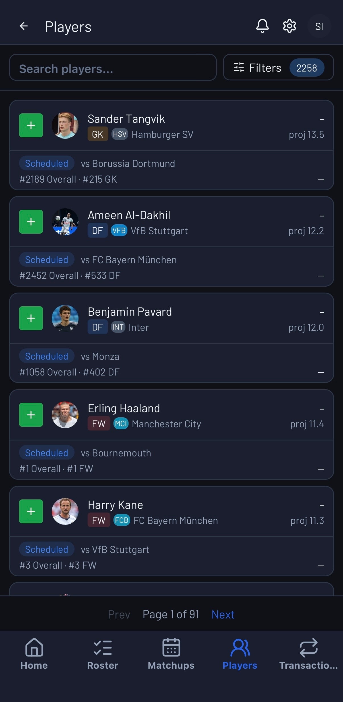 Trade Proposal
